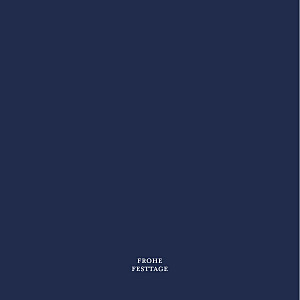 Weihnachtskarten blau blütenspiegelung (gold) blau Weihnachtskarten blau blütenspiegelung (gold) blau