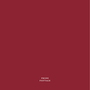Weihnachtskarten rot blütenspiegelung (gold) rot Weihnachtskarten rot blütenspiegelung (gold) rot