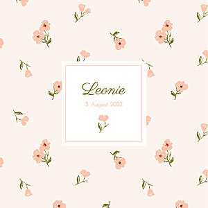 Geburtskarten beige blossom (klappkarte) beige Geburtskarten beige blossom (klappkarte) beige