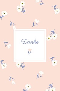 Dankeskarten blossom rosa Dankeskarten blossom rosa
