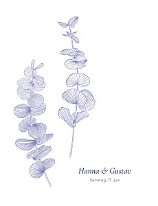 Hochzeitseinladungen blau eukalyptuszweige blau Hochzeitseinladungen blau eukalyptuszweige blau