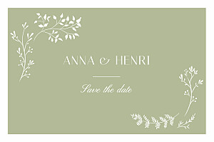 Save-the-date karten ohne foto sommerzweige flechte Save-the-date karten ohne foto sommerzweige flechte