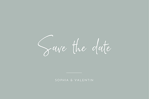 Save-the-Date Karten Zeitgeist Grau - Vorderseite Save-the-Date Karten Zeitgeist Grau - Vorderseite