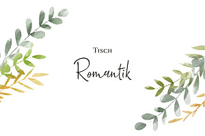 Tischkarten hochzeit flora (gold) grün Tischkarten hochzeit flora (gold) grün