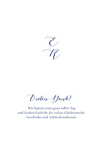 Dankeskarten hochzeit blau wiesenblume (gold) blau Dankeskarten hochzeit blau wiesenblume (gold) blau
