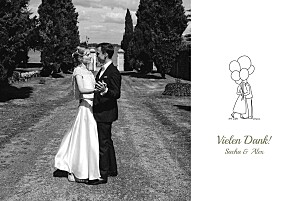 Dankeskarten hochzeit piktogramme weiß Dankeskarten hochzeit piktogramme weiß