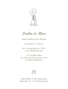 Hochzeitseinladungen Piktogramme (Programm) Grün
