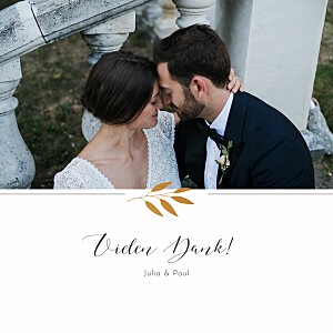Dankeskarten hochzeit le collectif zweiglein weiß Dankeskarten hochzeit le collectif zweiglein weiß