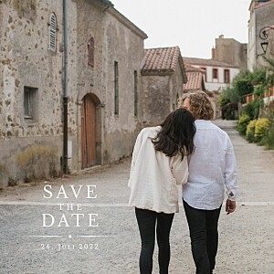 Save-the-date karten le collectif schmuckstück weiß Save-the-date karten le collectif schmuckstück weiß
