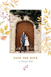 Save-the-date karten le collectif vier jahreszeiten fallen Save-the-date karten le collectif vier jahreszeiten fallen