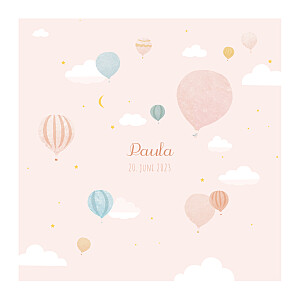 Geburtskarten rosa heißluftballons rosa Geburtskarten rosa heißluftballons rosa