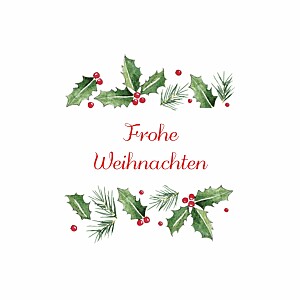 Weihnachtskarten geschäftlich ohne foto winterbeere (lang) weiß Weihnachtskarten geschäftlich ohne foto winterbeere (lang) weiß