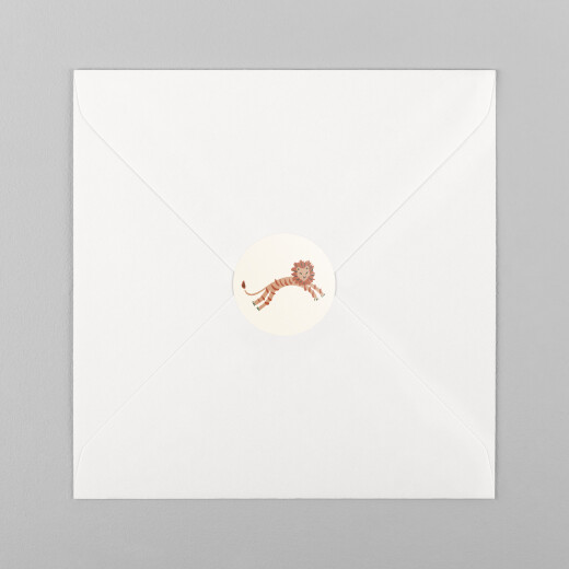 Aufkleber Geburt Kleiner Dschungel Beige - Ansicht 2 Aufkleber Geburt Kleiner Dschungel Beige - Ansicht 2