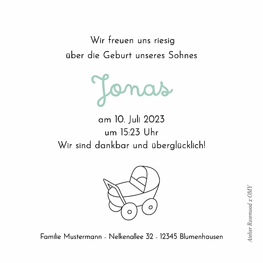 Geburtskarten Zum Ausmalen! by OMY (Leporello) Weiß - Seite 5