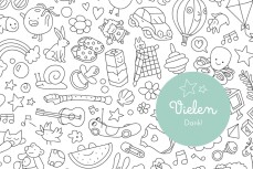 Dankeskarten Zum Ausmalen! by OMY Weiß