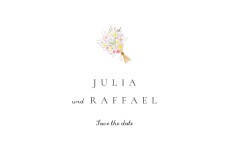 Save-the-Date Karten Bild-Hochzeit Weiß Save-the-Date Karten Bild-Hochzeit Weiß