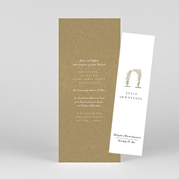 Hochzeitseinladungen bild-hochzeit (fotostreifen) kraft Hochzeitseinladungen bild-hochzeit (fotostreifen) kraft