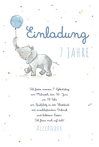 Einladungskarten kindergeburtstag blau elefant blau Einladungskarten kindergeburtstag blau elefant blau