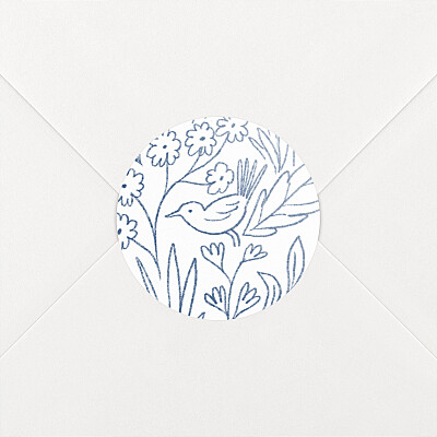 Aufkleber geburt unser garten blau Aufkleber geburt unser garten blau