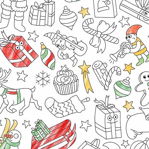 Weihnachtskarten Zum Ausmalen! by OMY (Duo) Weiss - Seite 2