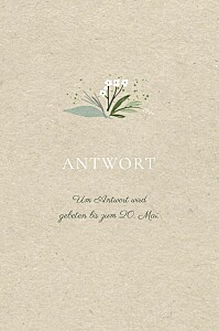 Antwortkarte hochzeit für immer dein beige Antwortkarte hochzeit für immer dein beige