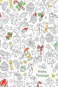 Weihnachtskarten geschäftlich zum ausmalen! by omy (klappkarte) weiß Weihnachtskarten geschäftlich zum ausmalen! by omy (klappkarte) weiß