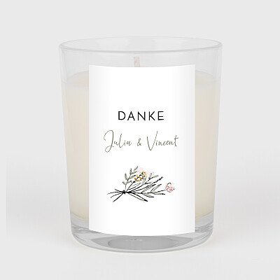 Aufkleber hochzeit gastgeschenke landblume weiß Aufkleber hochzeit gastgeschenke landblume weiß
