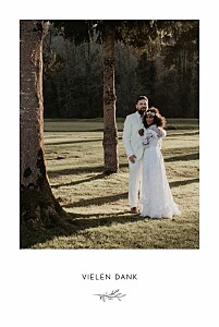 Dankeskarten hochzeit landblume (hoch) weiß Dankeskarten hochzeit landblume (hoch) weiß