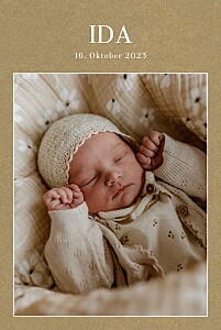 Geburtskarten modern magazin (hochformat) kraft Geburtskarten modern magazin (hochformat) kraft