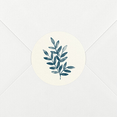 Aufkleber hochzeit fauna blau Aufkleber hochzeit fauna blau
