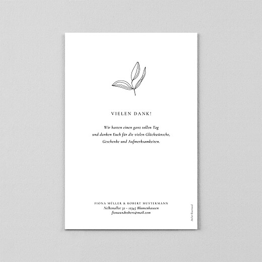Dankeskarten Hochzeit Liebesgedicht (Transparentpapier) White - Ansicht 3 Dankeskarten Hochzeit Liebesgedicht (Transparentpapier) White - Ansicht 3