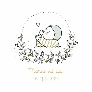 Geburtskarten originell lovely baby (leporello) weiß Geburtskarten originell lovely baby (leporello) weiß