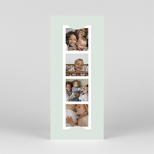 Geburtskarten Lovely baby (fotostreifen) weiß - Ansicht 3