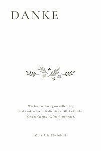 Dankeskarten hochzeit modern laure de sagazan ii (hochformat) grün Dankeskarten hochzeit modern laure de sagazan ii (hochformat) grün