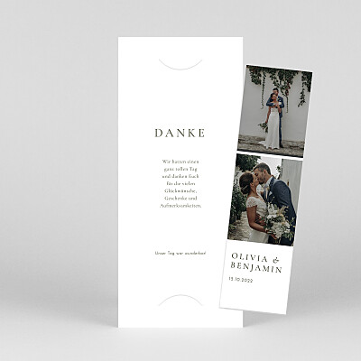 Dankeskarten hochzeit modern laure de sagazan ii (fotostreifen) grün Dankeskarten hochzeit modern laure de sagazan ii (fotostreifen) grün