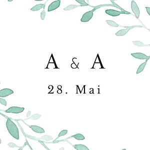 Anhänger hochzeit aquarellkranz weiß Anhänger hochzeit aquarellkranz weiß