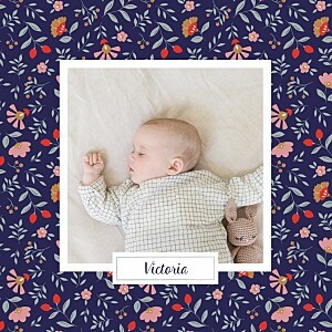 Geburtskarten flower baby mitternachtsblau Geburtskarten flower baby mitternachtsblau
