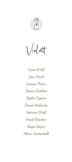 Sitzplan Hochzeit Piktogramme Weiß - Vorderseite Sitzplan Hochzeit Piktogramme Weiß - Vorderseite