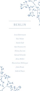 Sitzplan hochzeit zarte poesie blau Sitzplan hochzeit zarte poesie blau