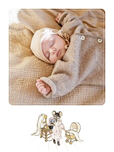 Poster groß ernest und célestine (kinderwagen) weiß Poster groß ernest und célestine (kinderwagen) weiß