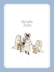 Poster klein ernest und célestine blau Poster klein ernest und célestine blau