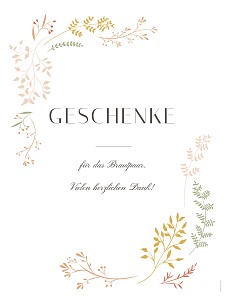 Willkommensschild hochzeit sommerzweige beige Willkommensschild hochzeit sommerzweige beige