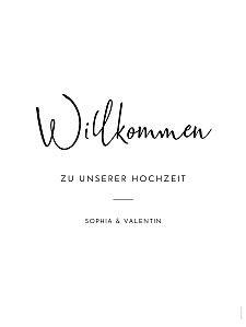 Willkommensschild hochzeit zeitgeist weiß Willkommensschild hochzeit zeitgeist weiß