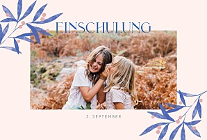 Einladung einschulung lorbeer rosa Einladung einschulung lorbeer rosa