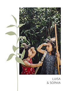 Poster klein ikebana grün Poster klein ikebana grün