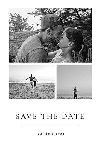 Save-the-date karten kostbare momente (4 fotos) weiß Save-the-date karten kostbare momente (4 fotos) weiß