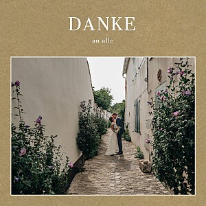 Dankeskarten hochzeit orange magazin kraft Dankeskarten hochzeit orange magazin kraft