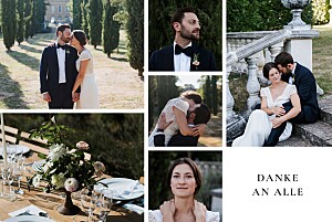 Dankeskarten hochzeit modern essenziell (8 fotos) weiß Dankeskarten hochzeit modern essenziell (8 fotos) weiß