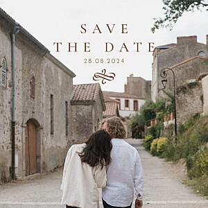 Save-the-date karten symphonie braun Save-the-date karten symphonie braun