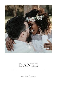 Dankeskarten hochzeit klassisch kostbare momente (hochformat) weiß Dankeskarten hochzeit klassisch kostbare momente (hochformat) weiß